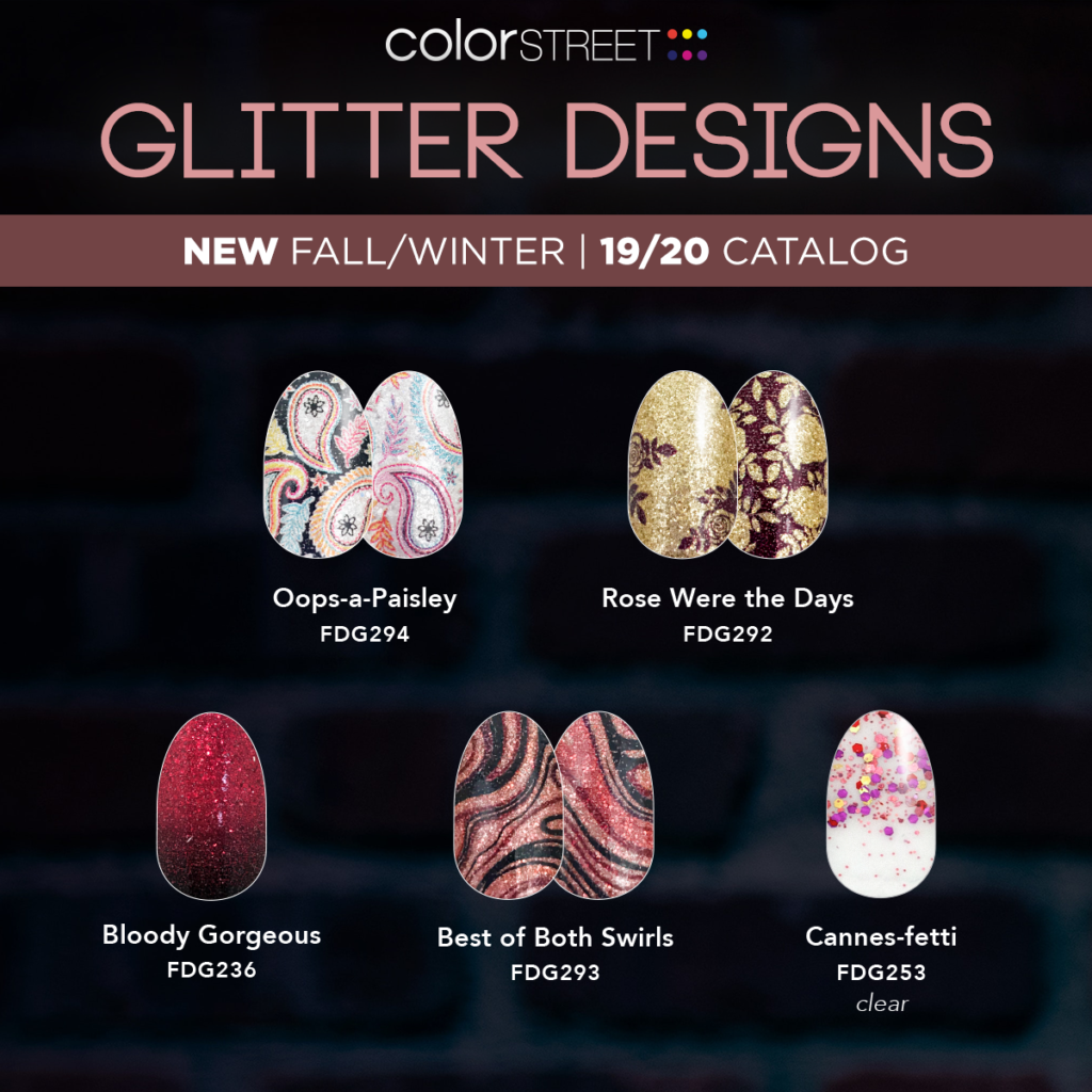 Color Street Fall Collection 2019 Pretty Chic Nails & Charms
